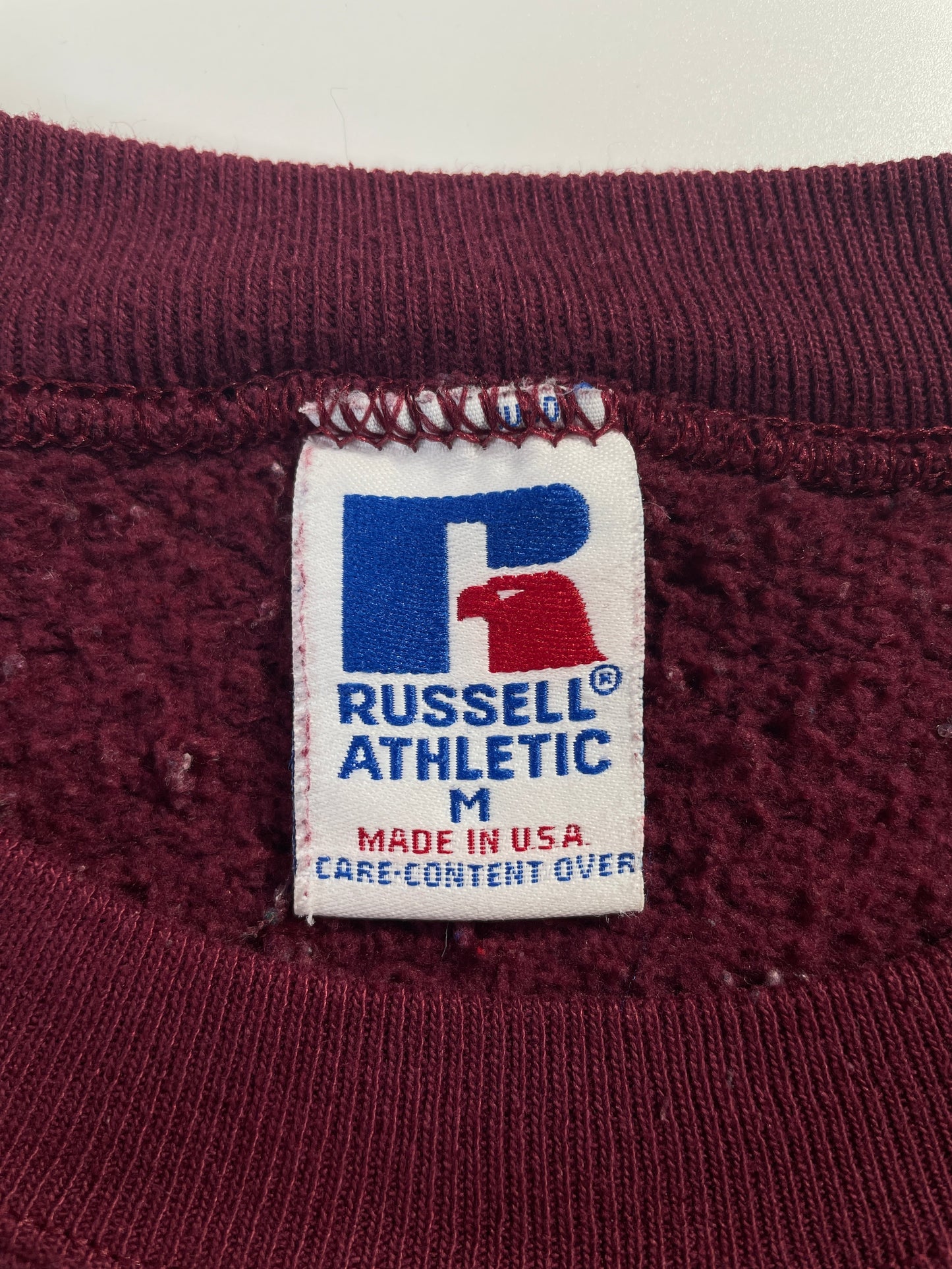 90's RUSSELL x ARIZONA STATE SUN DEVILS Made in USA Size M Vintage College Sweat-shirt / F7930S