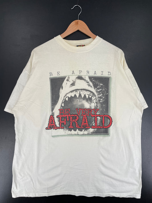 90’s BE AFRAID Size XXL Vintage T-Shirt / E8138T