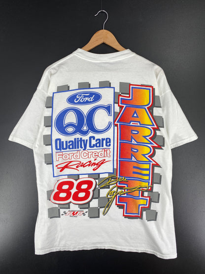 90's NASCAR DALE JARRETT Size XL Vintage Racing T-shirt / E7152T