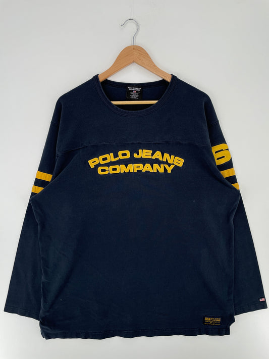 00’s POLO JEANS RALPH LAUREN Size XL Vintage Long sleeve T-Shirt / F7766T