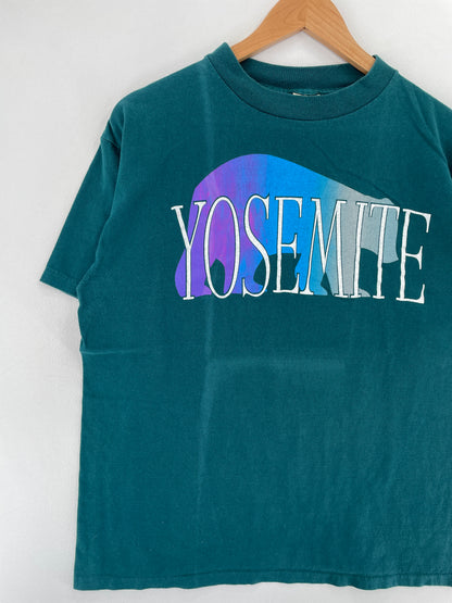 90's YOSEMITE Made in USA Size L Vintage T-Shirt / E7585T