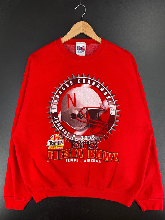 2000 NEBRASKA Size XL Vintage College Sweat-Shirt / F3603S