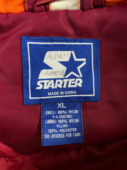 90’s STARTER x VIRGINIA TECH Size XL Vintage College Padded Nylon Jacket / F6992N