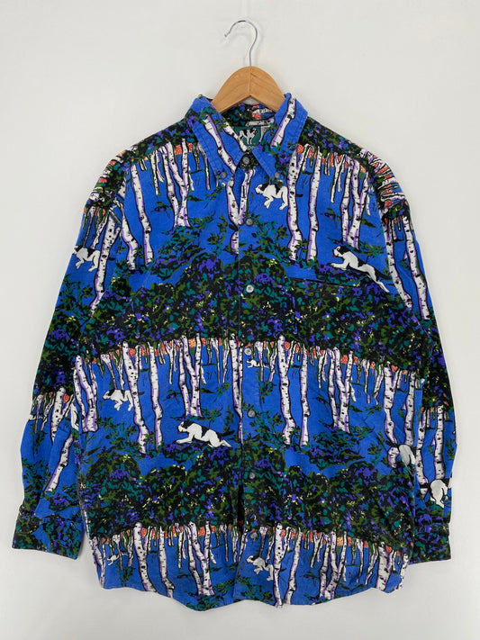 Vintage BIG DOGS Size M Vintage Button-Down Shirt / G2062B