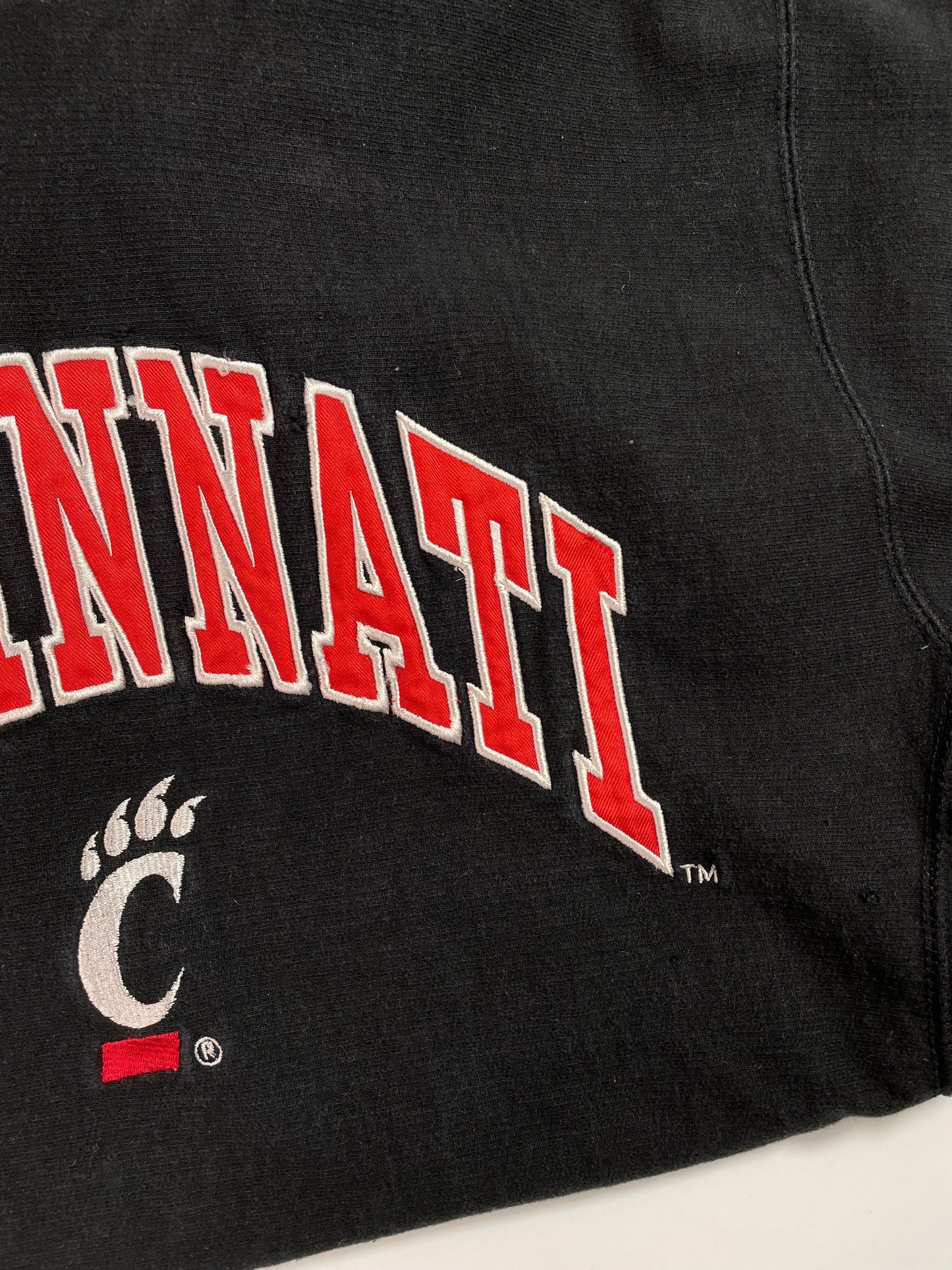 Vintage CINCINNATI BEARCATS Size M Vintage College Hoodie Sweat-shirt / F2499S