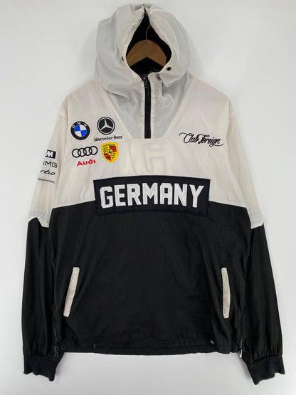 .Vintage TEAM GERMANY Size No Tag (Approx.XL) Racing Nylon Jacket / E9121N