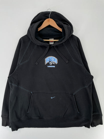 00' NIKE x HOPKINS LACROSSE Size L Vintage College Hoodie Sweat-Shirt / E8028S
