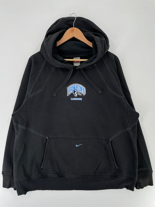 00' NIKE x HOPKINS LACROSSE Size L Vintage College Hoodie Sweat-Shirt / E8028S
