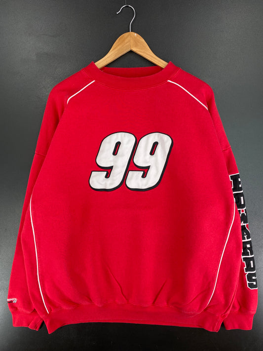 00' NASCAR EDWARDS Size XXXL Vintage Racing Sweat-shirt / E9162S