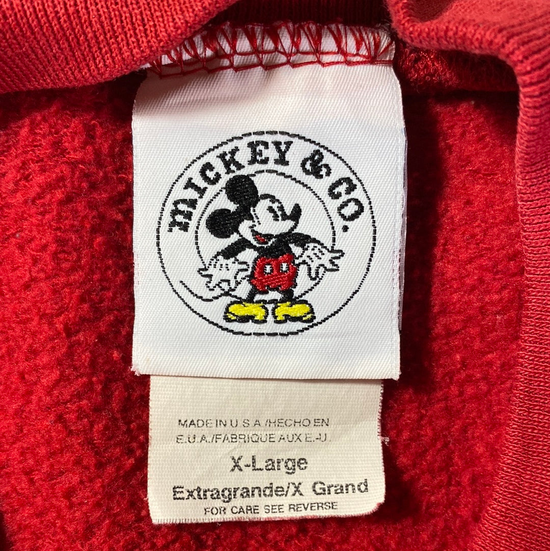 90's DISNEY MICKEY Made in USA Size XL Vintage Sweat-shirt / G4799S