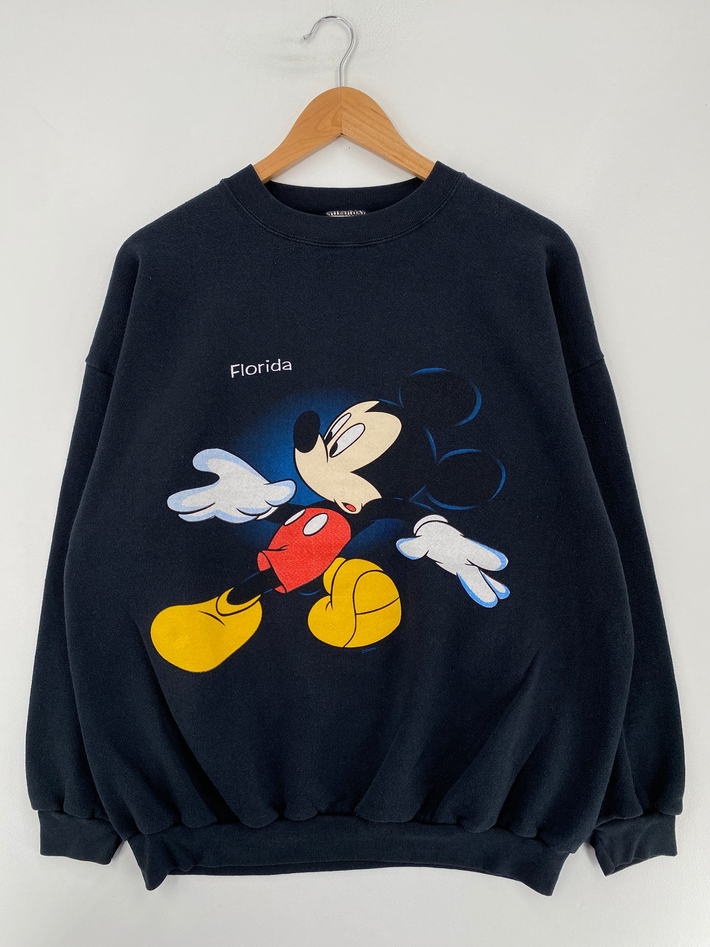 90's DISNEY MICKEY Made in USA Size XL Vintage Sweat-Shirt / E8872S