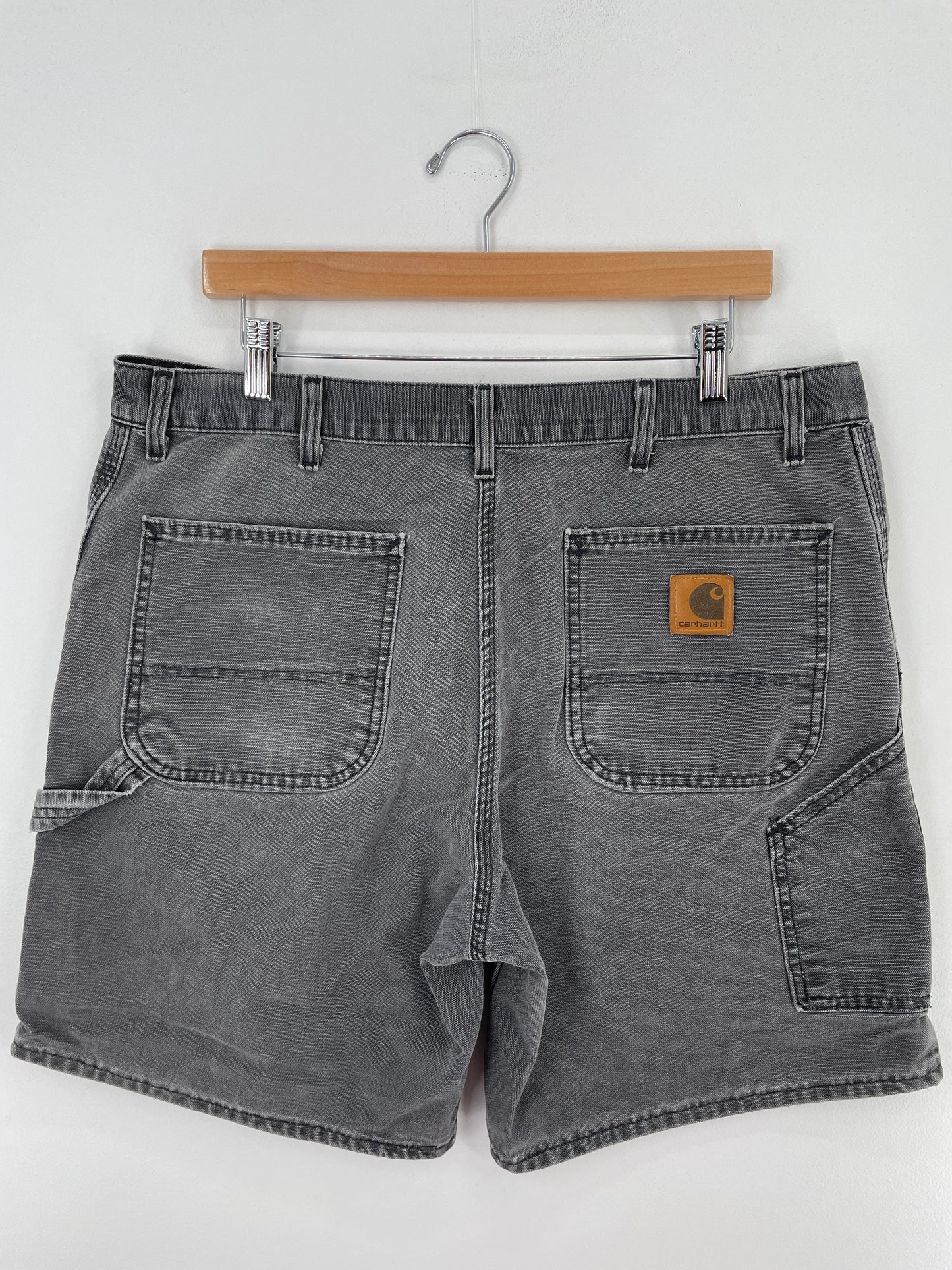 Vintage CARHARTT Size W37xL7.5 Duck Shorts / F9880P