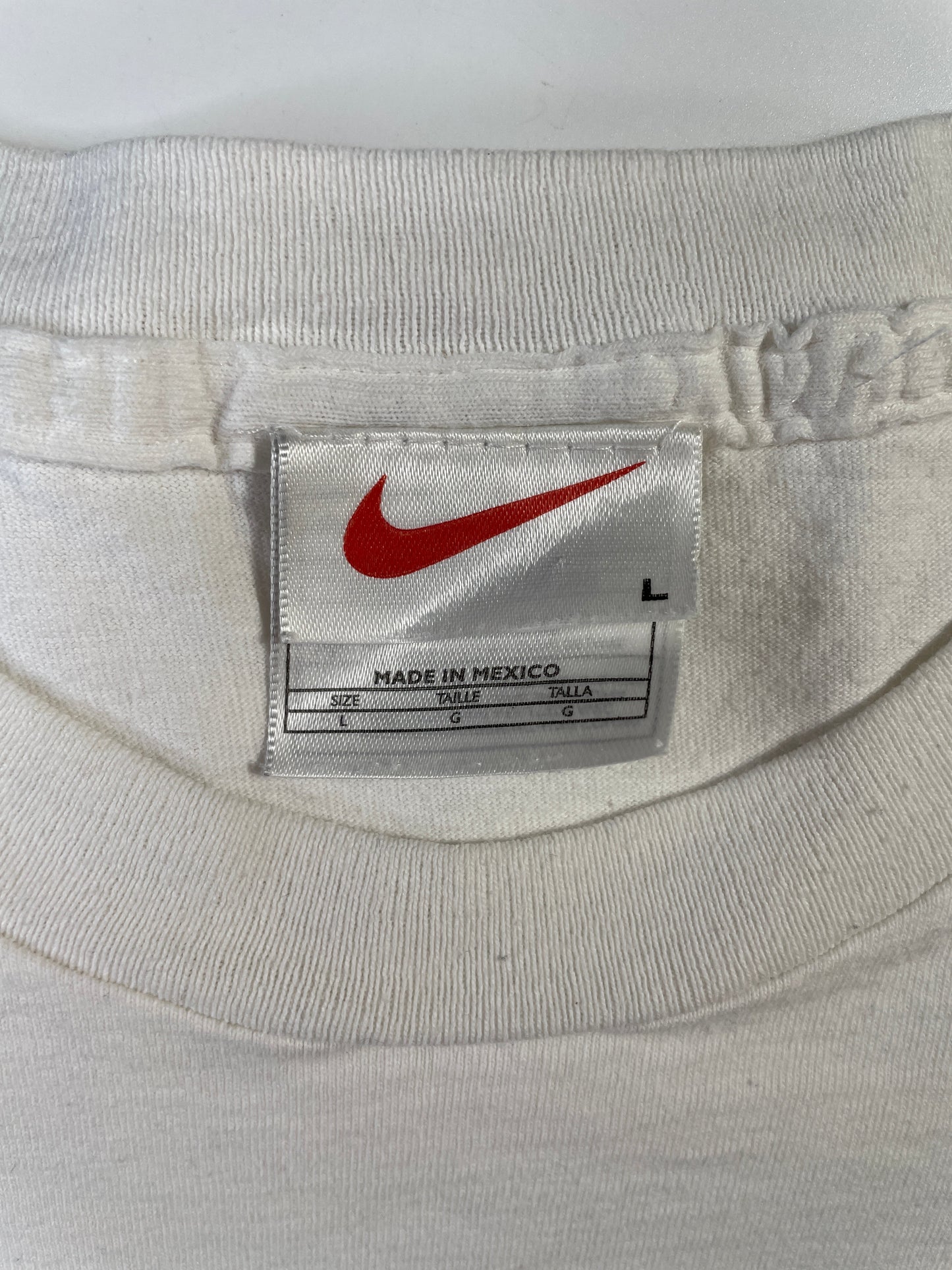 90's NIKE MINI SWOOSH Size L Vintage T-Shirt / G1015T