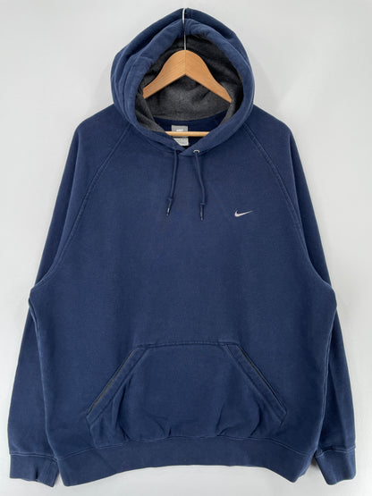 00' NIKE MINI SWOOSH Size XL Vintage Hoodie Sweat-Shirt / E6895S