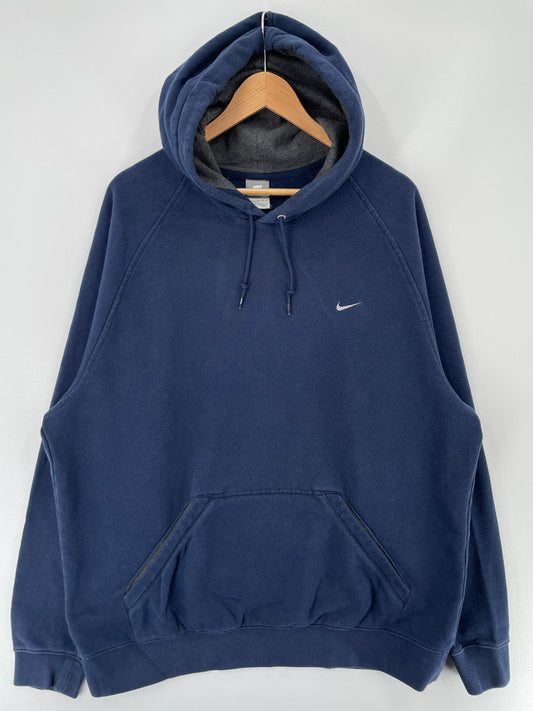 00' NIKE MINI SWOOSH Size XL Vintage Hoodie Sweat-Shirt / E6895S
