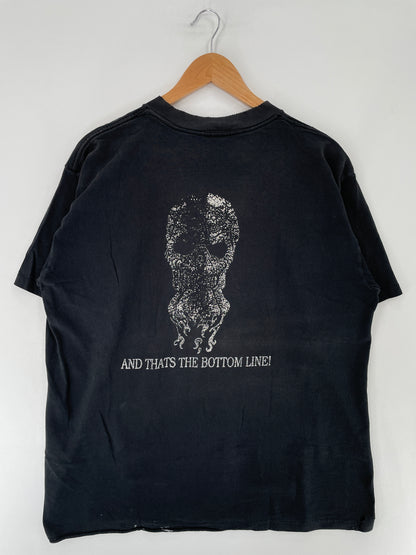 90's AUSTIN 3:16 Made in USA Size XL Vintage WWF T-shirt / E7733T