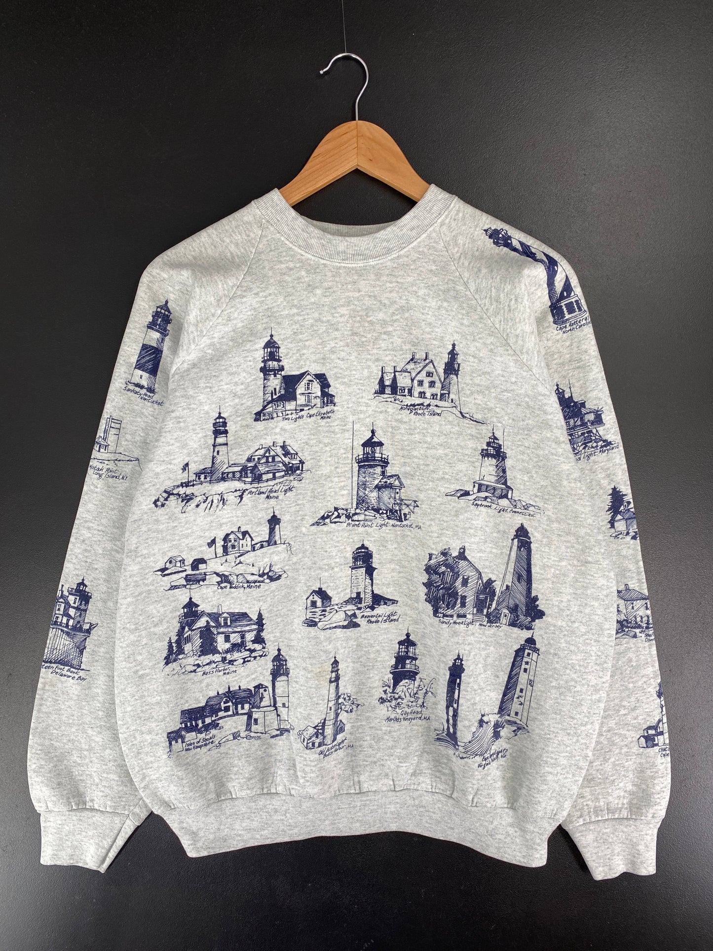 90's LIGHTHOUSE Made in USA Size XL Vintage Sweat-shirt / E7564S