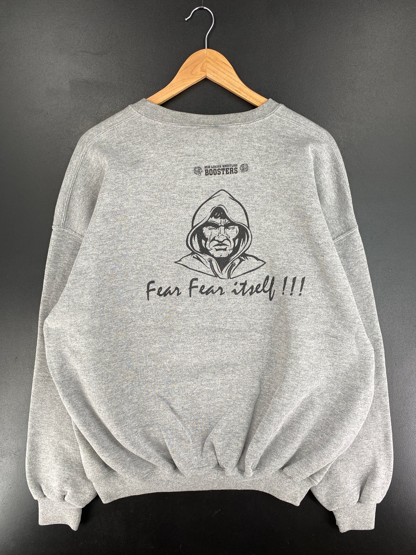 90's NEW LONDON TIGER CUB Size XXL Vintage College Sweat shirt / F6464S