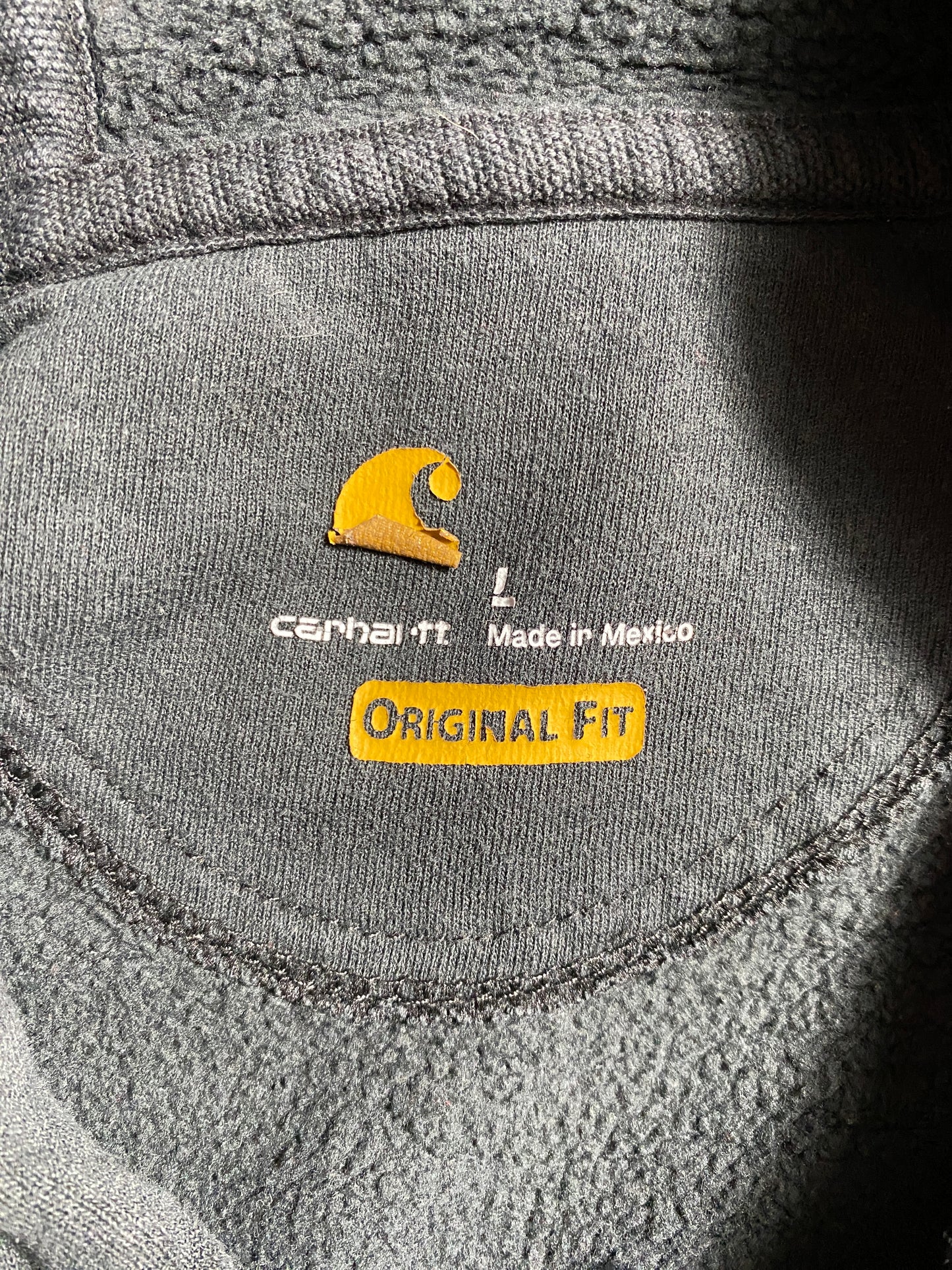 Vintage CARHARTT Size L Hoodie Sweat-Shirt / E9168S