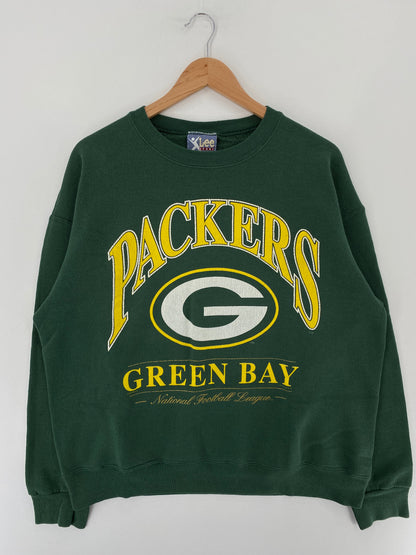 1996 GREEN BAY PACKERS Made in USA Size L Vintage NFL Sweat-Shirts / F1360S