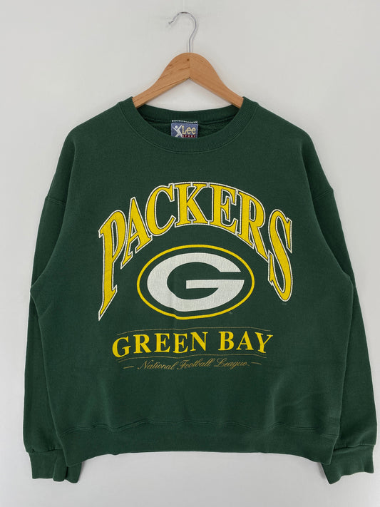 1996 GREEN BAY PACKERS Made in USA Size L Vintage NFL Sweat-Shirts / F1360S