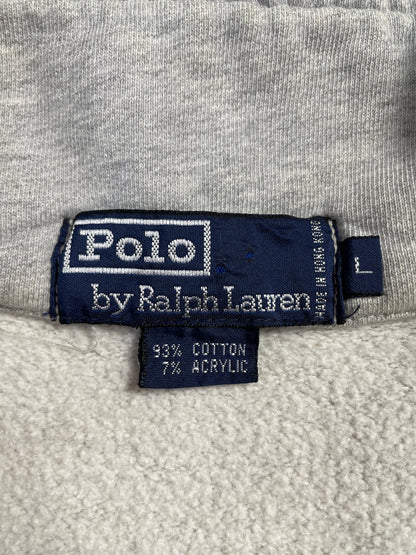 90's POLO RALPH LAUREN Size L Vintage Half Zip Sweat-Shirt / F4451S