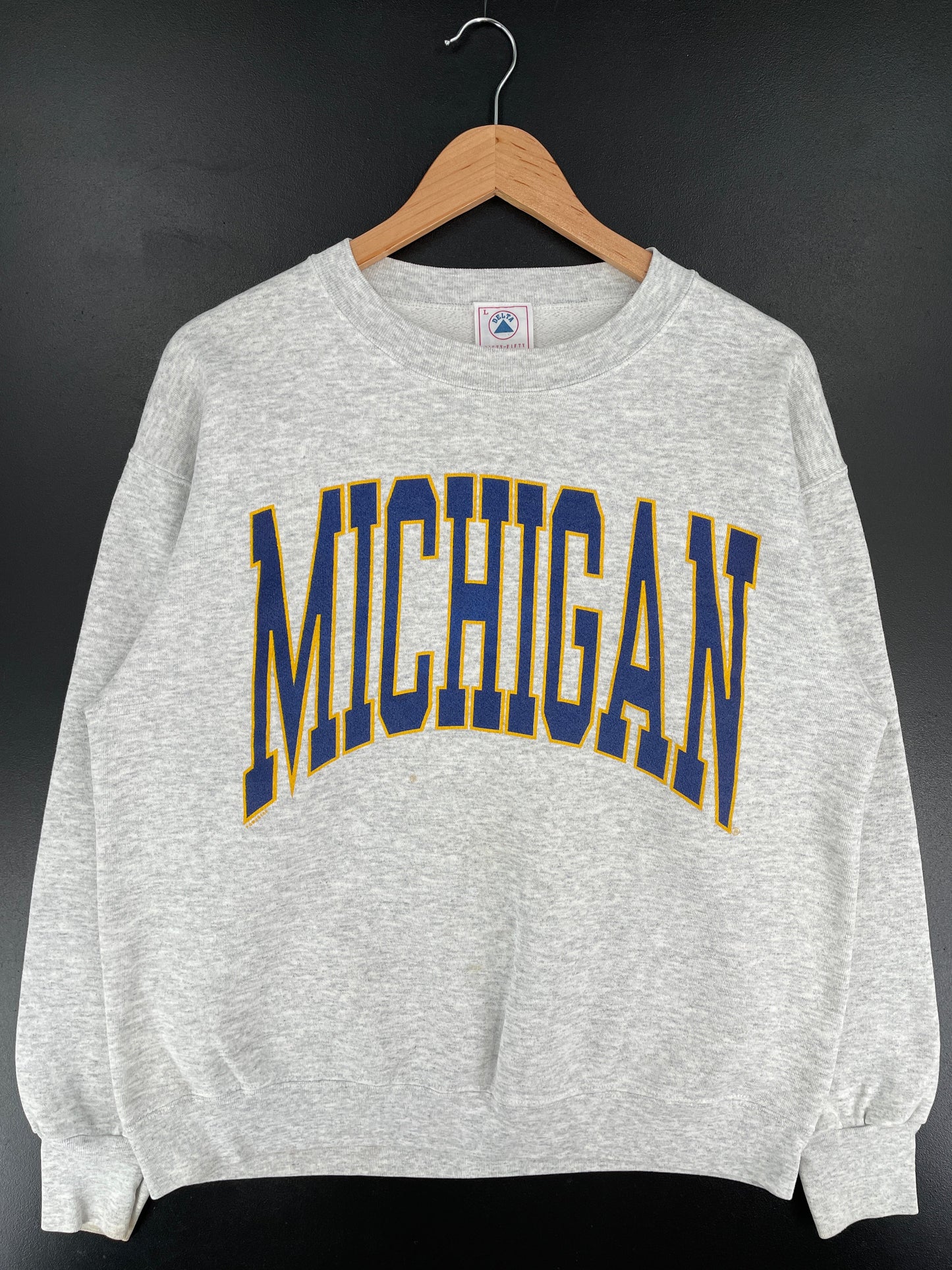 90's MICHIGAN Made in USA Size L Vintage College Sweat-shirt / F3604S