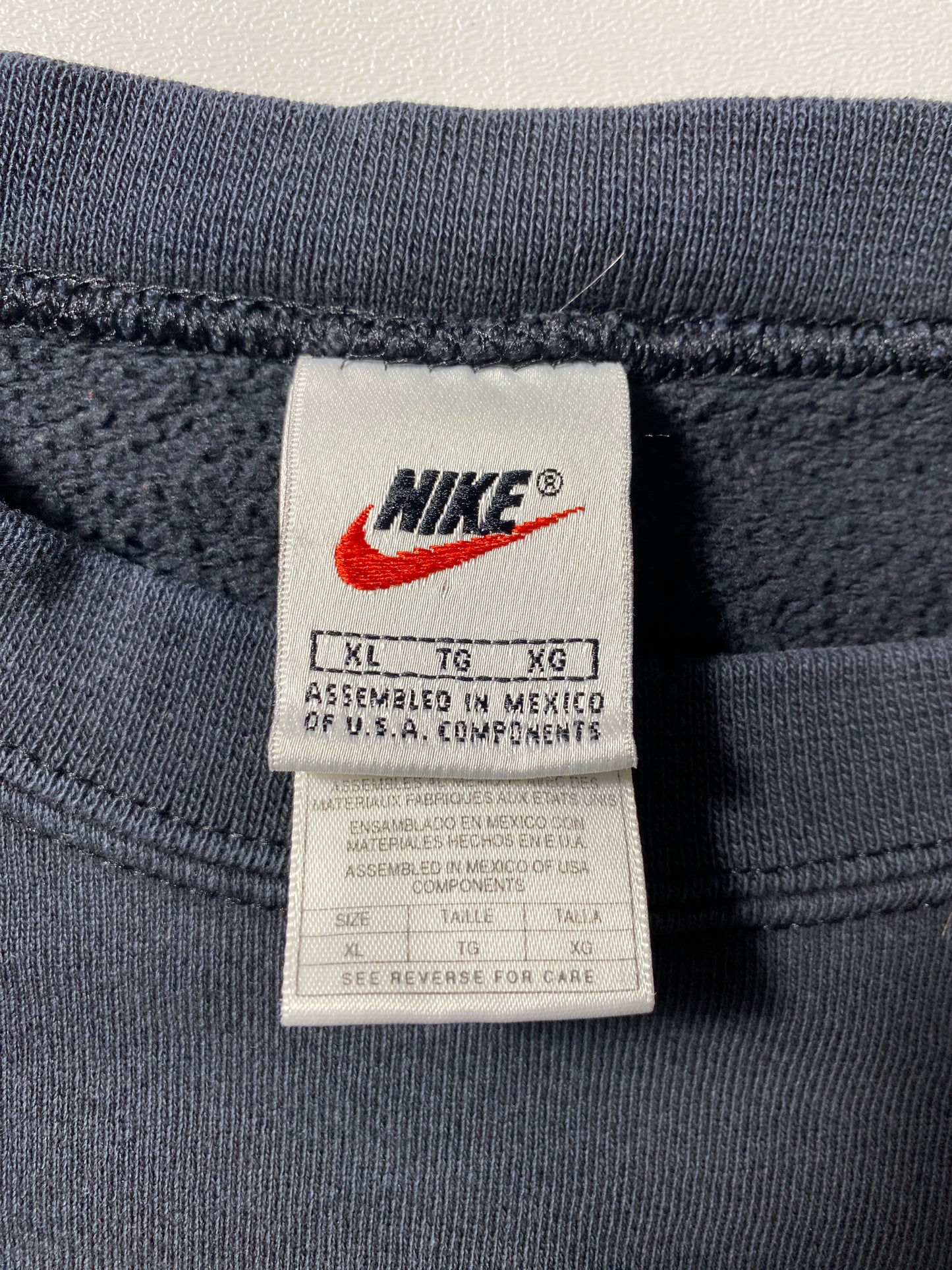 90's NIKE MINI SWOOSH Size XL Vintage Sweat-Shirt / E9377S