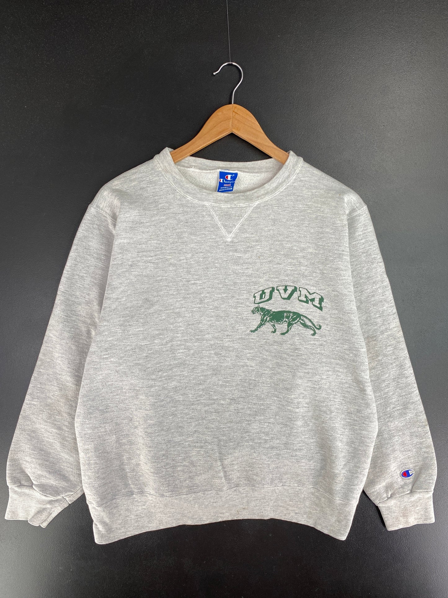 90’s Champion x UNIVERSITY OF VERMONT Made in USA Size L College Sweat-shirt / F973S