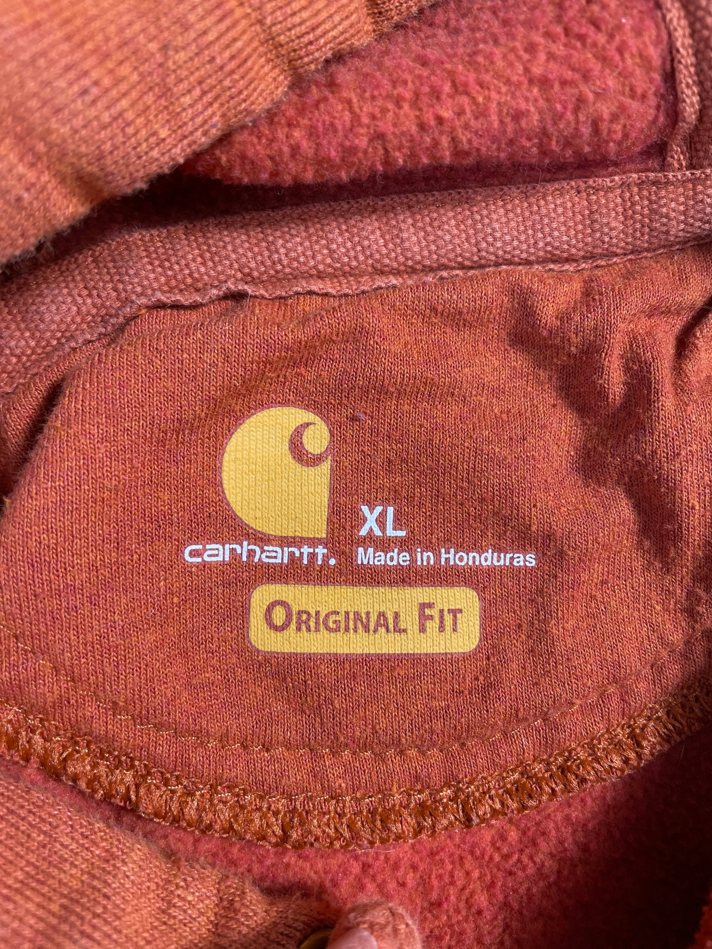 Vintage CARHARTT Size XL Hoodie Sweat-Shirt / F7683S