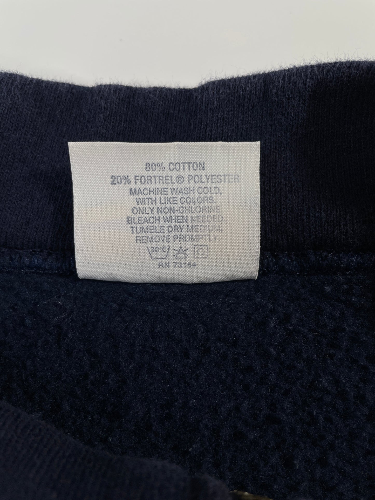 00' HARD ROCK Size M Vintage Half Zip Sweat-shirt / F8522S