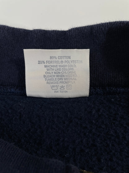 00' HARD ROCK Size M Vintage Half Zip Sweat-shirt / F8522S
