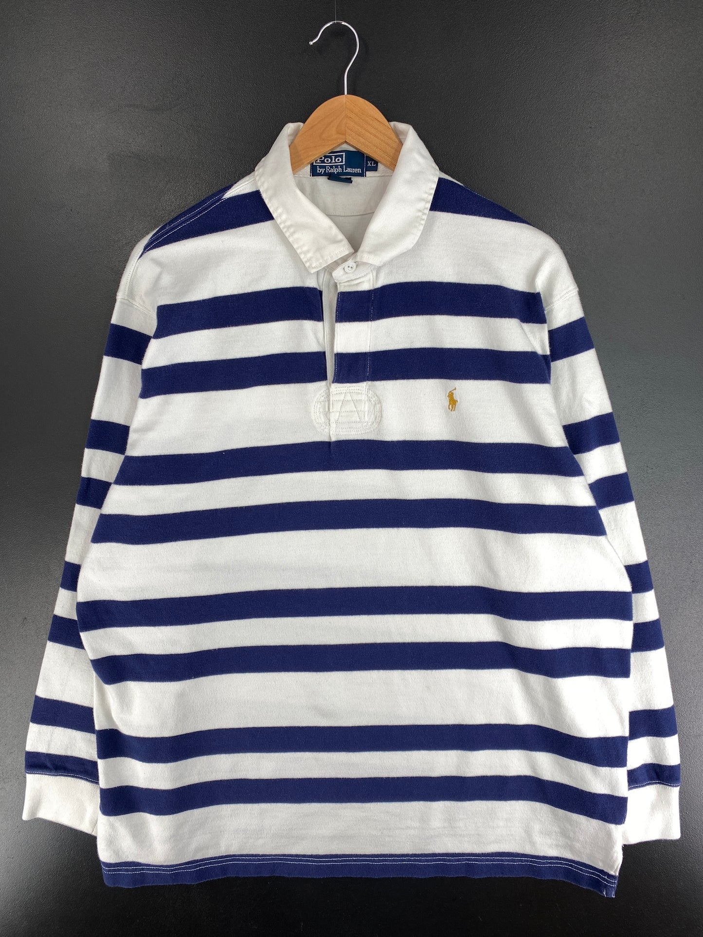 90's POLO RALPH LAUREN Size XXL Vintage Rugby-Shirt / E9156R