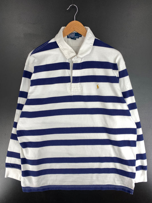 90's POLO RALPH LAUREN Size XXL Vintage Rugby-Shirt / E9156R