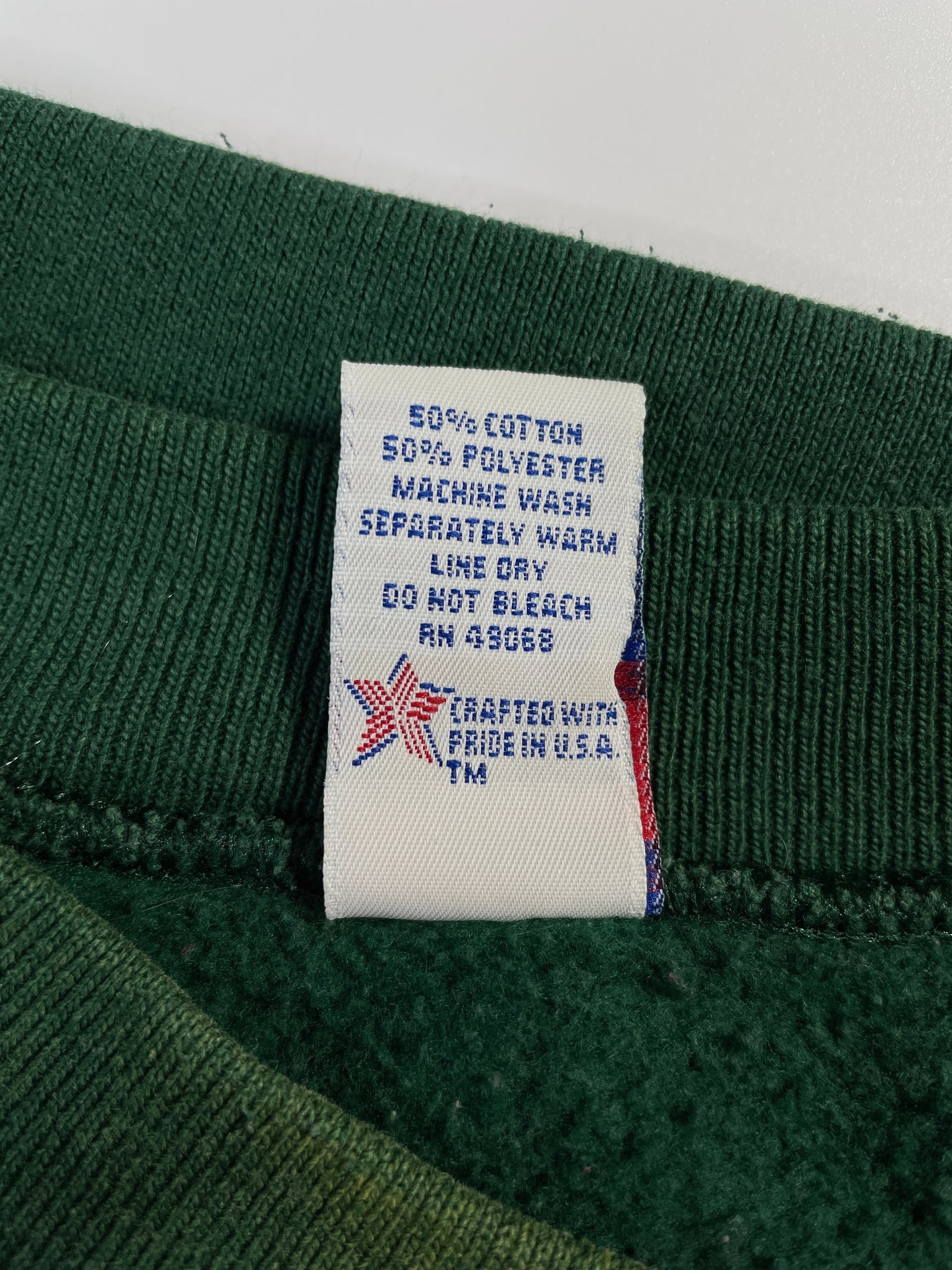 90's EASTERN MICHIGAN Made in USA Size L Vintage College Sweat-Shirt / G5051S