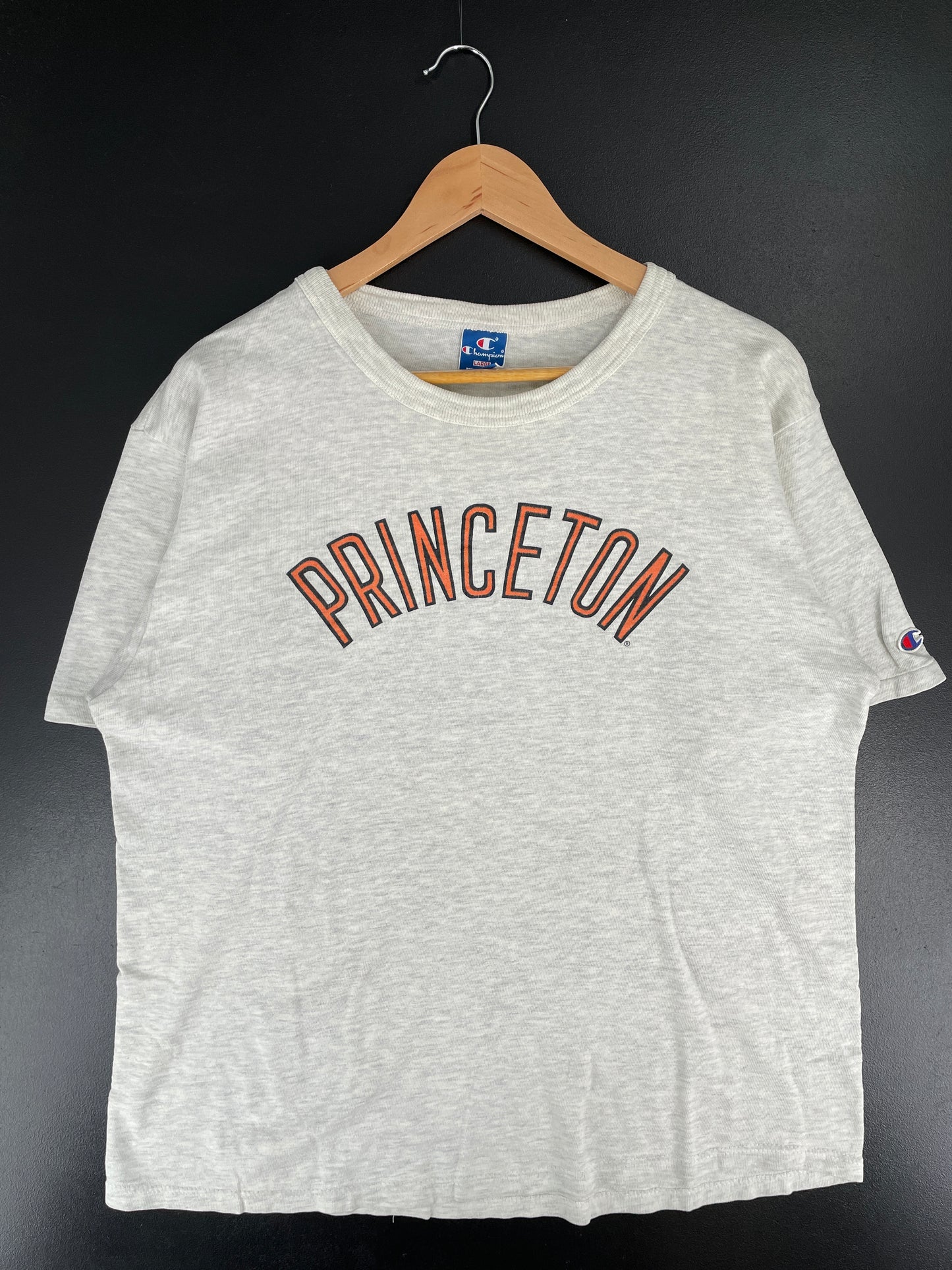 80's CHAMPION PRINCETON Made in USA Size L Vintage T-Shirt / E7686T
