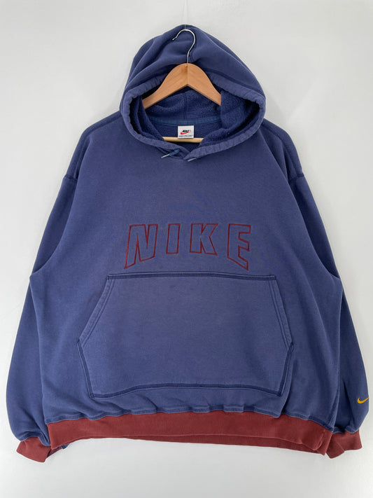 90's NIKE Size XL Vintage Hoodie Sweat-Shirt / F5825S