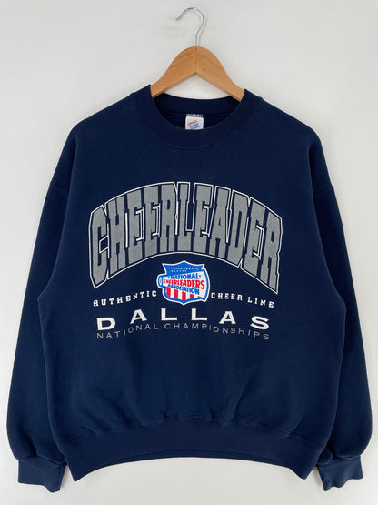 90's DALLAS COWBOYS Made in USA Size L Vintage College Sweat-shirt / E9930S