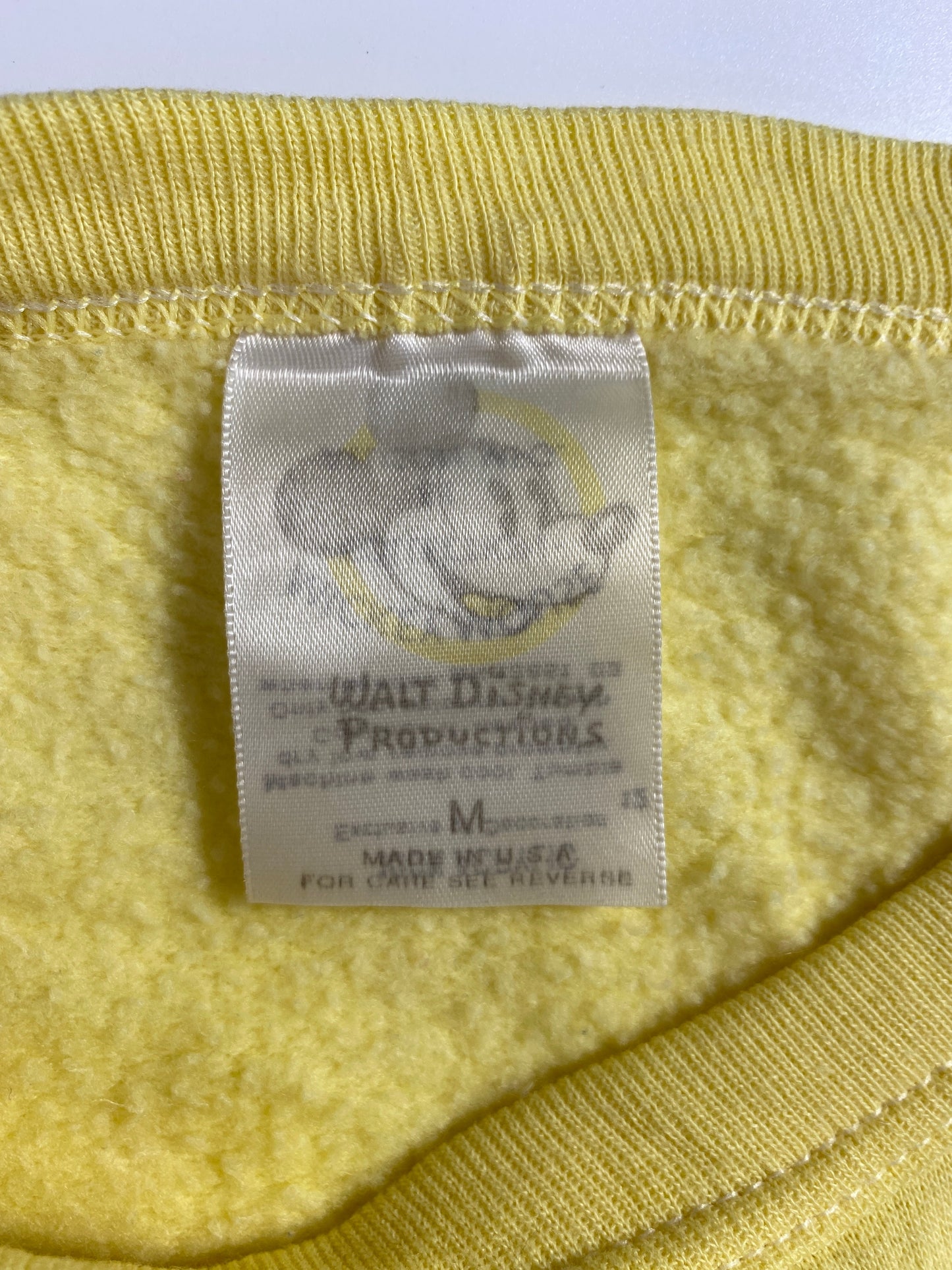 .90's DISNEY MICKEY Made in USA Size M Vintage Sweat-shirt / E8155S
