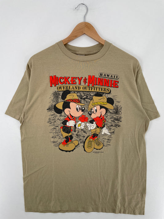 80’s DISNEY MICKEY MINNIE Made in USA Size XL Vintage T-Shirt / G2722T