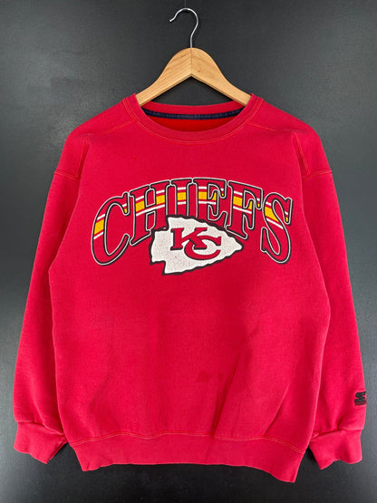 90's STARTER CHIEFS Size M Vintage NFL Sweat-shirt / F6274S