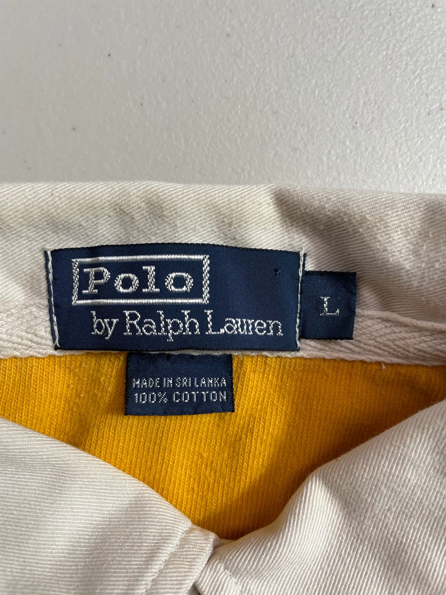 90's POLO RALPH LAUREN Size L Vintage Rugby-Shirt / F3345R