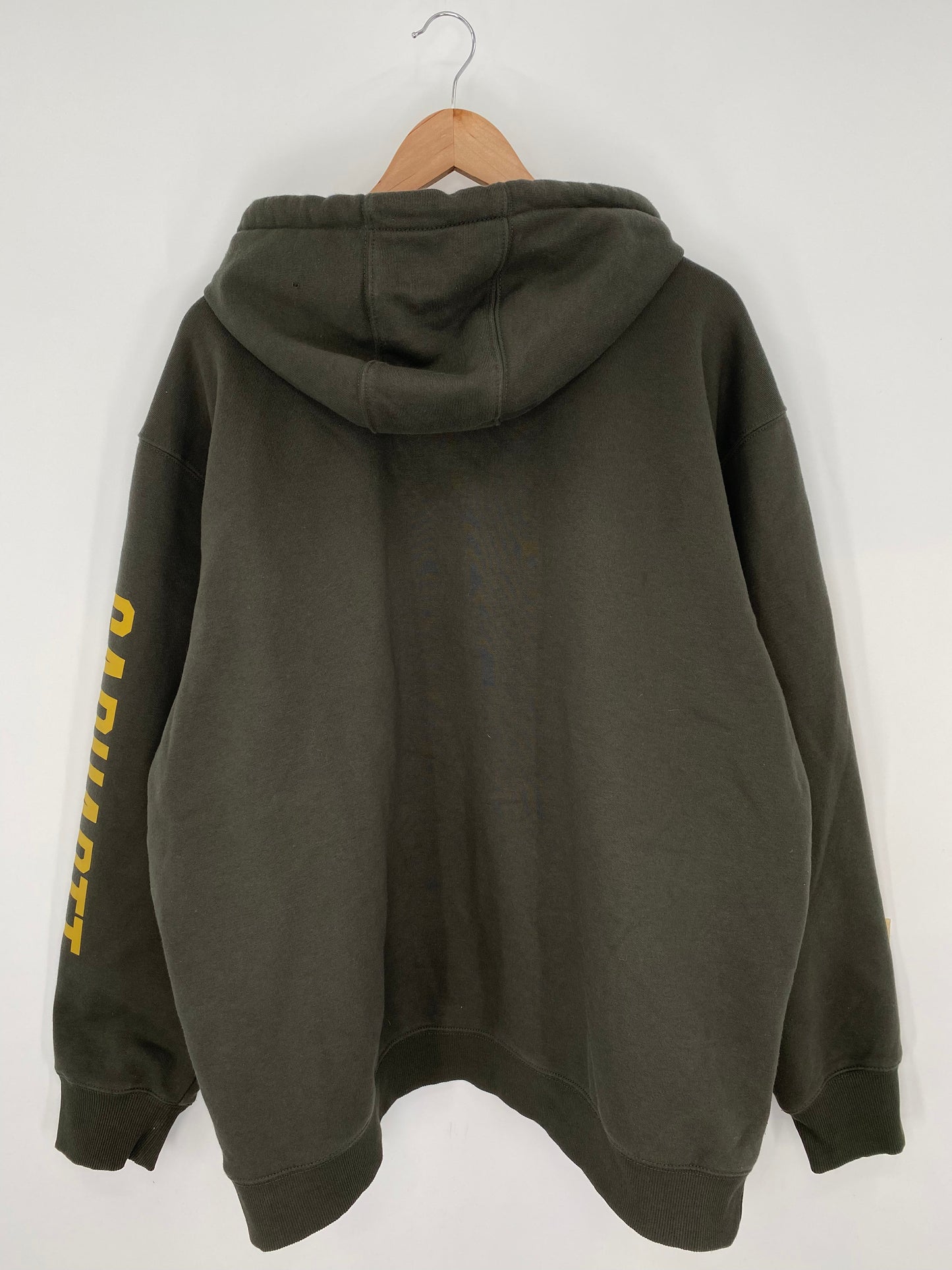 Vintage CARHARTT Size XL Zip-up Hoodie Sweat-Shirt / F2248S