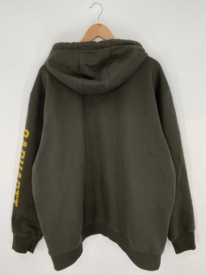 Vintage CARHARTT Size XL Zip-up Hoodie Sweat-Shirt / F2248S