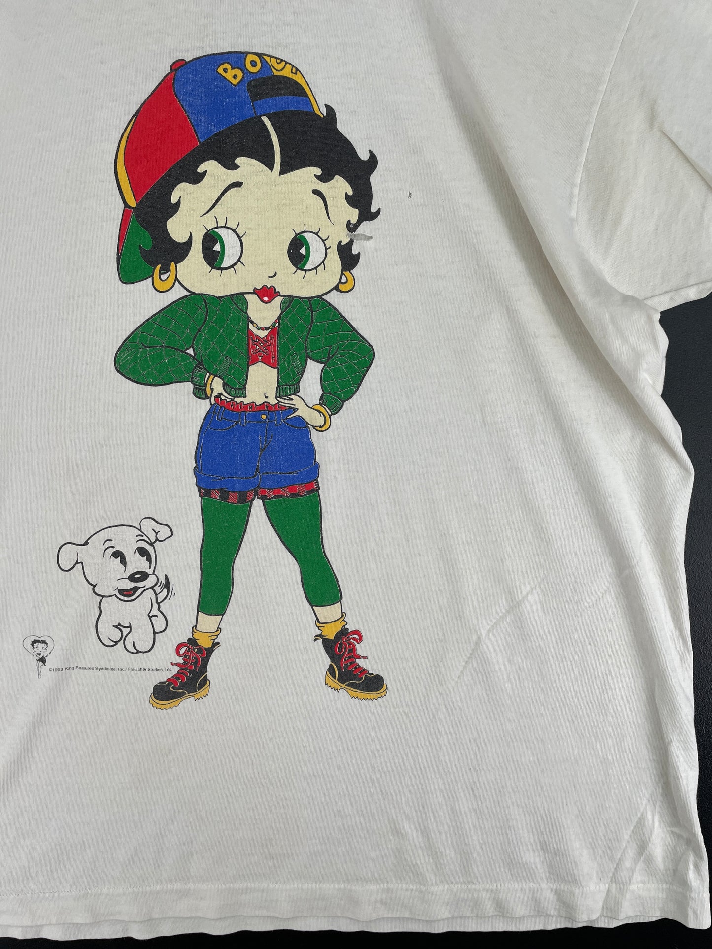 .90's BETTY BOOP Made in USA Size XL T-Shirt / E9298T