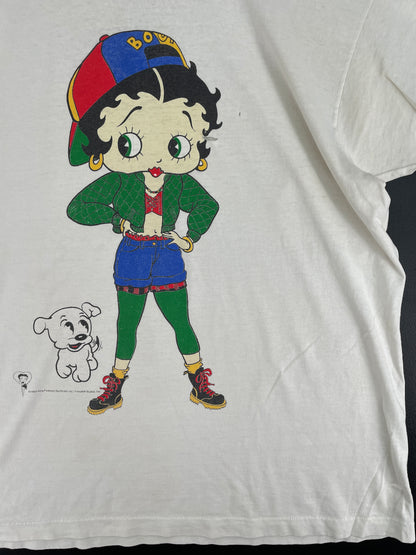 .90's BETTY BOOP Made in USA Size XL T-Shirt / E9298T