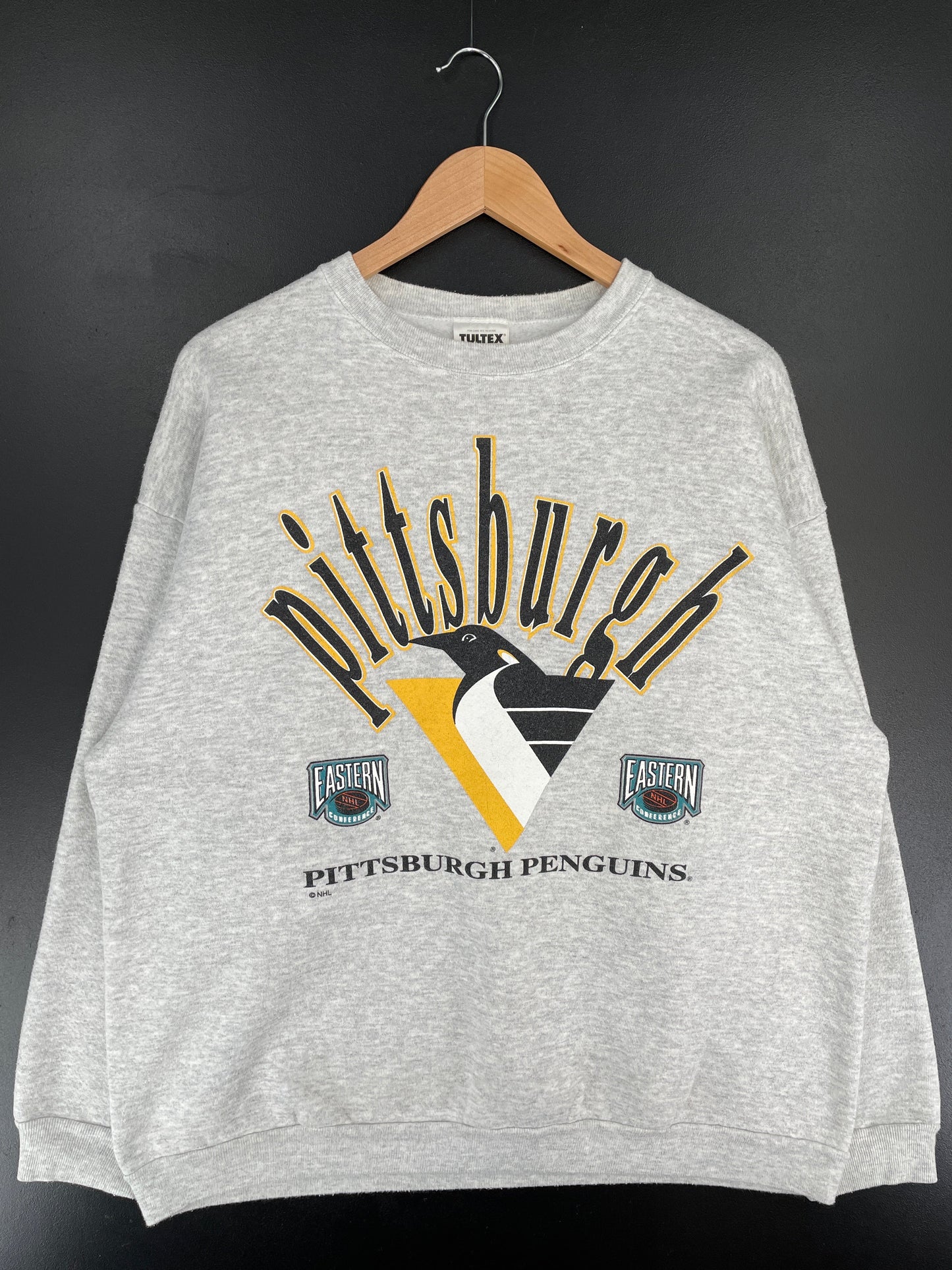 90's PITTSBURGH PENGUINS Made in USA Size XL Vintage NHL Sweat-shirt / F4312S