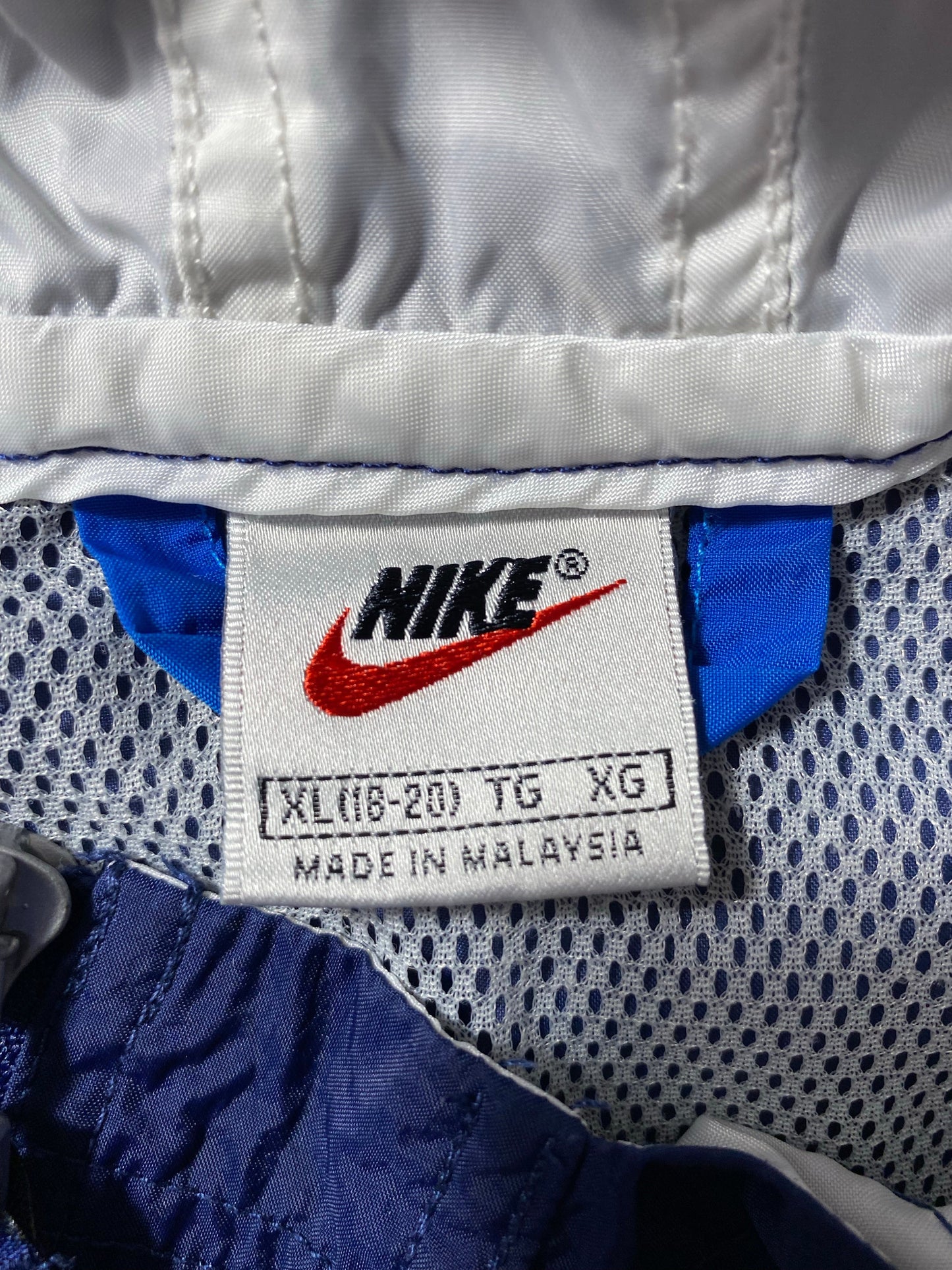 90's NIKE Size Kids XL Vintage Half-Zip Nylon Jacket  / E9235N