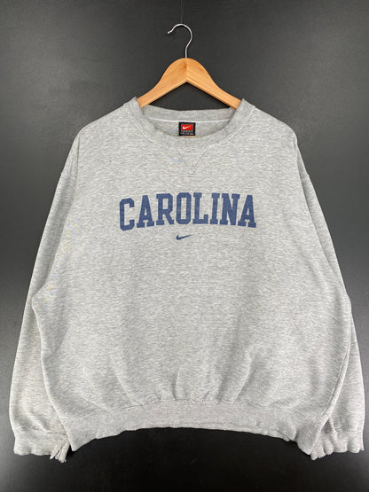 00' NIKE x CAROLINA Size XXL Vintage College Sweat Shirt / F3239S