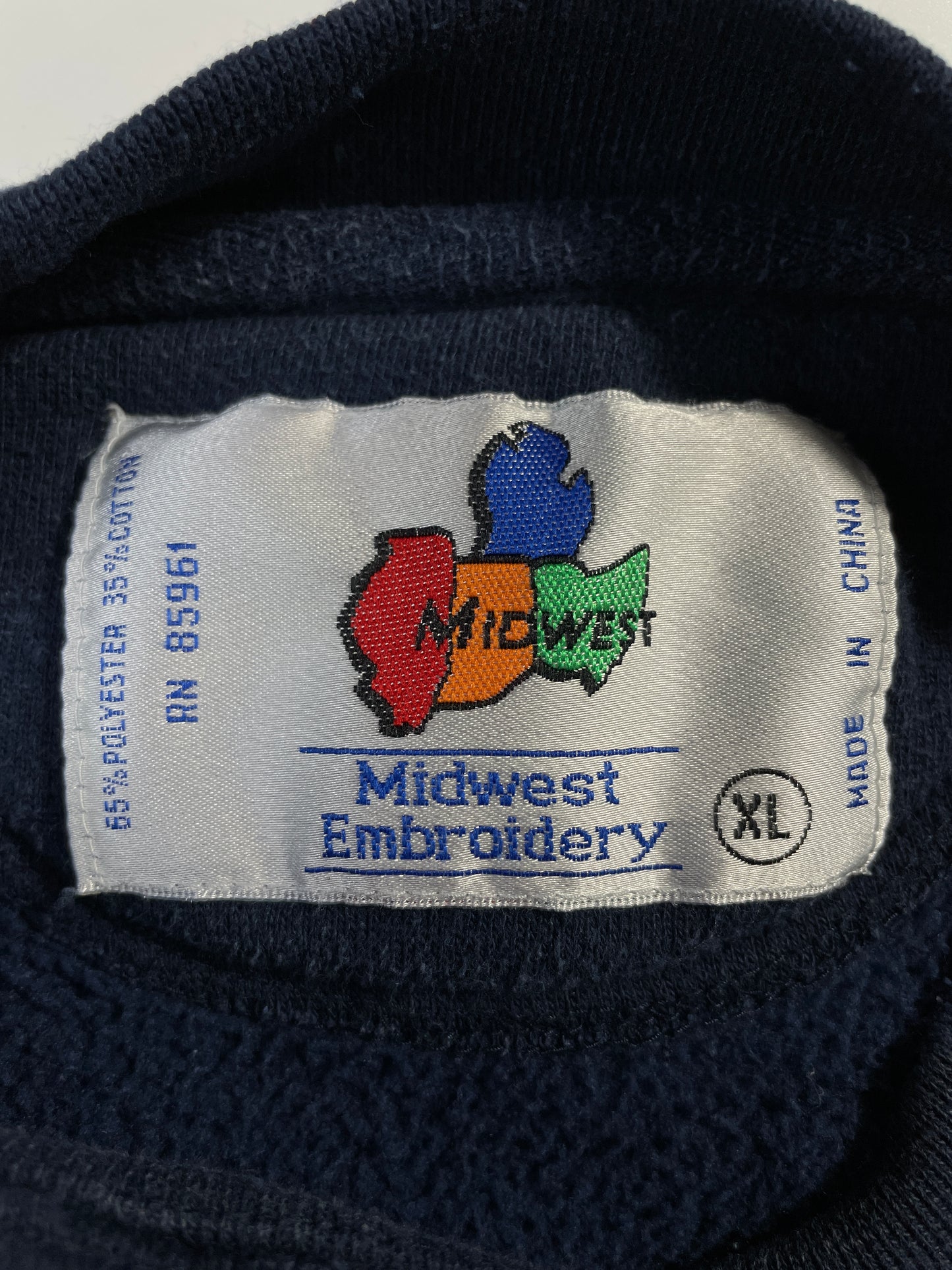 90’s ILLINOIS ILLINI Size XL Vintage NFL Sweat-Shirt / E7013S